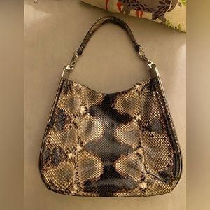 Genuine python skin Salvatore Ferragamo handbag